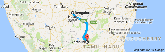 Bangalore to Yercaudroute, distance, time and road conditions