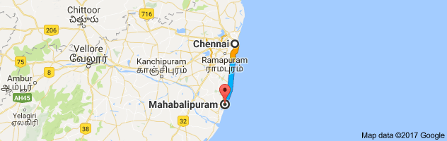 Chennai to Mahabalipuram route, distance, time and road conditions