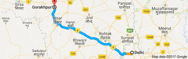 Delhi-to-Gorakhpur