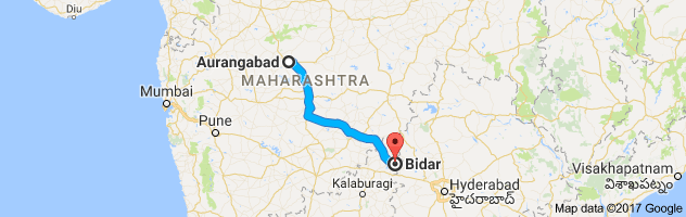 Aurangabad to Bidar route, distance, time and road conditions