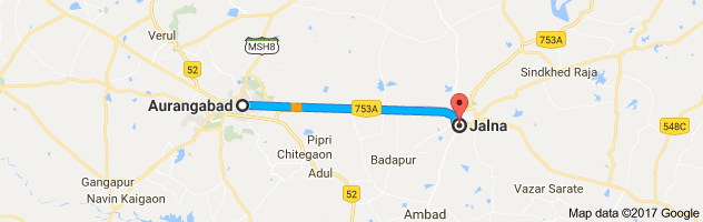 Aurangabad to Jalna route, distance, time and road conditions