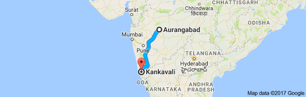 Aurangabad to Kankavli route, distance, time and road conditions