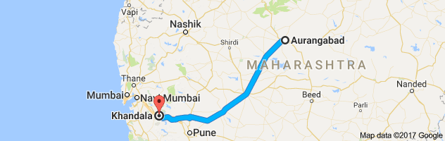 Aurangabad to Khandala route, distance, time and road conditions