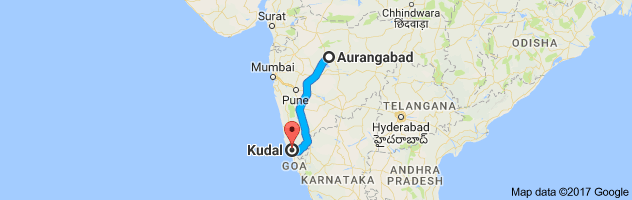 Aurangabad to Kudal route, distance, time and road conditions