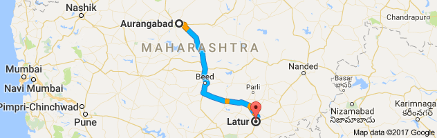 Aurangabad to Latur route, distance, time and road conditions