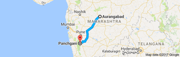 Aurangabad to Panchgani route, distance, time and road conditions