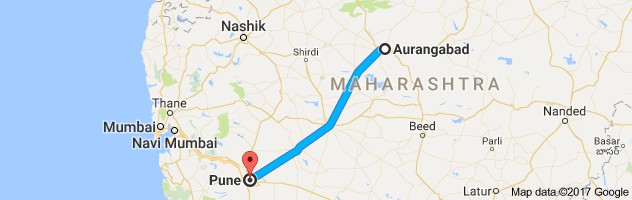 Aurangabad to Pune route, distance, time and road conditions