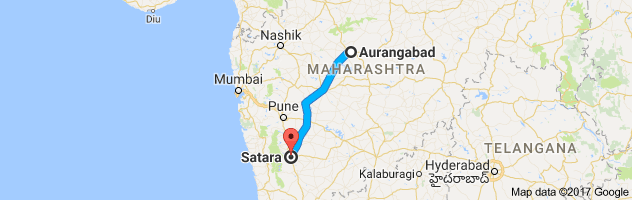 Aurangabad to Satara route, distance, time and road conditions