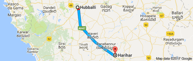 Hubli to Goa route, distance, time and road conditions