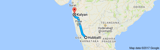 Hubli to Kalyan route, distance, time and road conditions