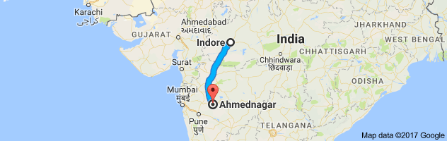 Indore to Ahmednagar route, distance, time and road conditions