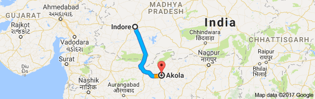 Indore to Akola route, distance, time and road conditions