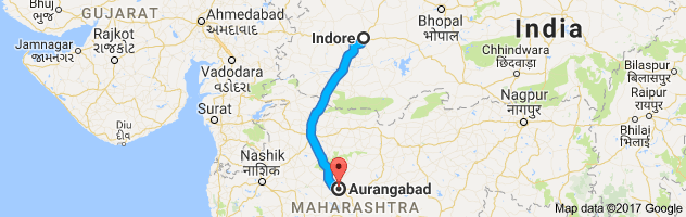 Indore to Aurangabadroute, distance, time and road conditions