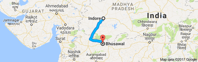 Indore to Bhusawal route, distance, time and road conditions