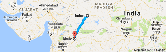 Indore to Dhule route, distance, time and road conditions