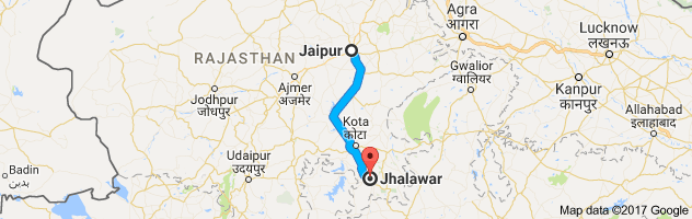 Jaipur to Jhalawar route, distance, time and road conditions