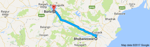 Bhubaneswar to Cuttack route, distance, time and road conditions