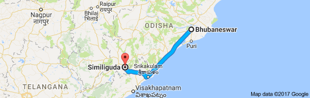 Bhubaneswar to Semiliguda route, distance, time and road conditions