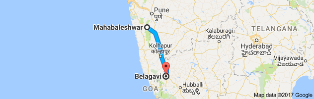 Mahabaleshwar to Belgaum route, distance, time and road conditions