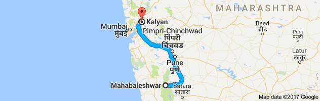 Mahabaleshwar to Kalyan route, distance, time and road conditions