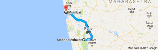 Mahabaleshwar to Mumbai route, distance, time and road conditions