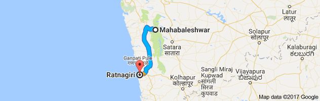 Mahabaleshwar to Ratnagiri route, distance, time and road conditions