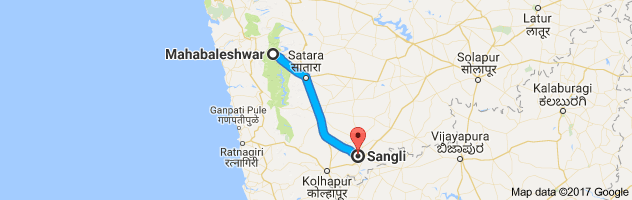 Mahabaleshwar to Sangli route, distance, time and road conditions