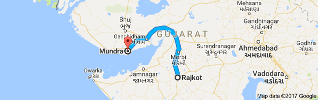 Rajkot to Mundra route, distance, time and road conditions