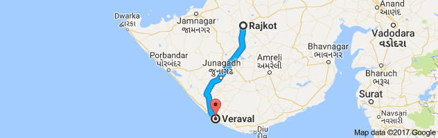 Rajkot to Veraval route, distance, time and road conditions