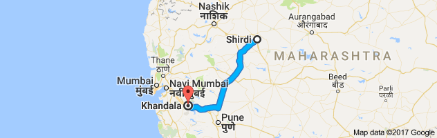 Shirdi to Khandala route, distance, time and road conditions