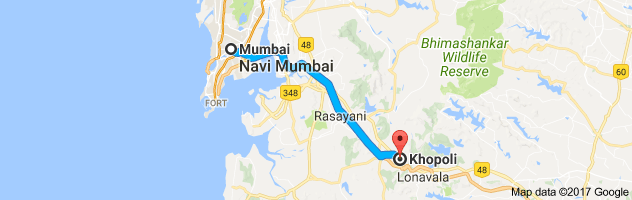 Mumbai to khopoli route, distance, time and road conditions