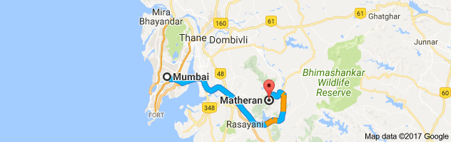 Mumbai to Matheran route, distance, time and road conditions