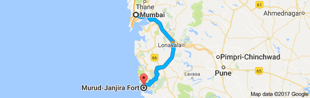 Mumbai to Murud   route, distance, time and road conditions