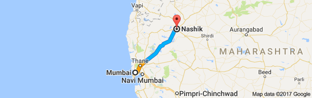 Mumbai to Nashik  route, distance, time and road conditions