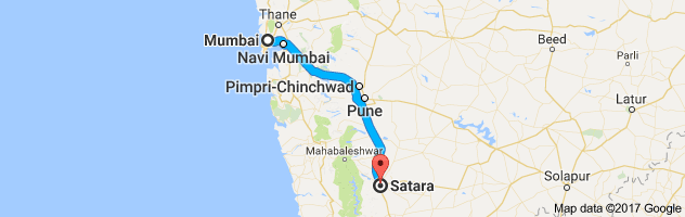 Mumbai to Satara   route, distance, time and road conditions