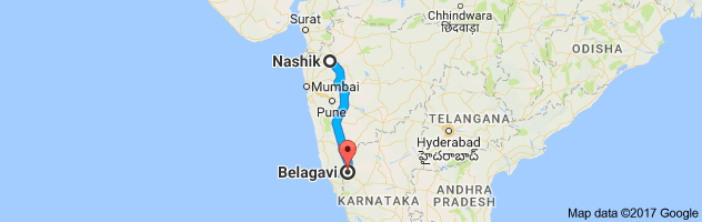 Nashik to Belgaum route, distance, time and road conditions