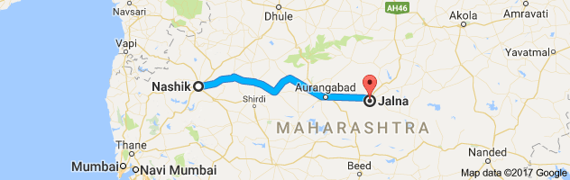 Nashik to Jalna route, distance, time and road conditions