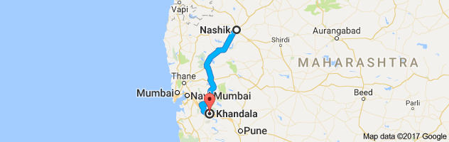 Nashik to Khandala route, distance, time and road conditions