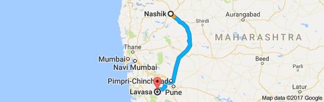 Nashik to Lavasa route, distance, time and road conditions