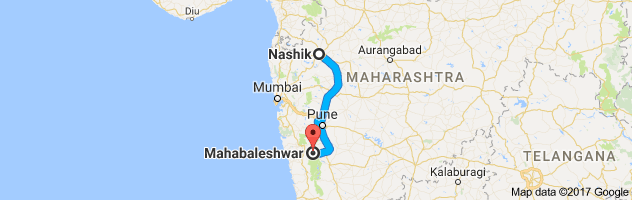 Nashik to Mahabaleshwar route, distance, time and road conditions