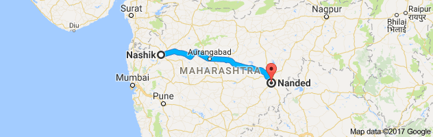 Nashik to Nanded route, distance, time and road conditions