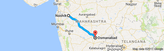 Nashik to Osmanabad route, distance, time and road conditions