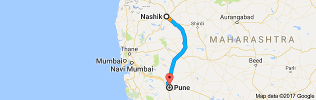 Nashik to Pune route, distance, time and road conditions