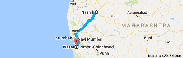 Nashik to Vashi route, distance, time and road conditions