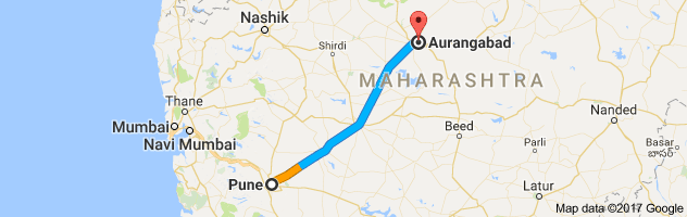 Pune to Aurangabad  route, distance, time and road conditions