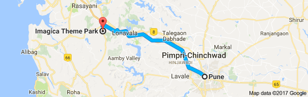 Pune to Adlabs Imagica route, distance, time and road conditions