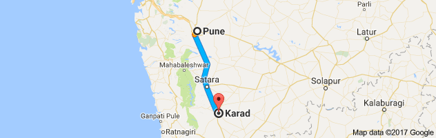 Pune to Karad route, distance, time and road conditions