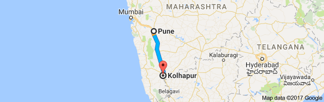 Pune to Kolhapur route, distance, time and road conditions