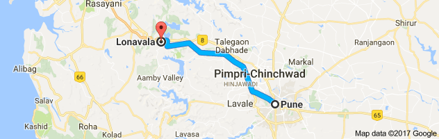 Pune to Lonavala route, distance, time and road conditions