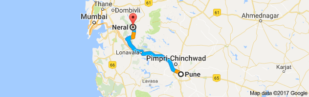 Pune to Neral route, distance, time and road conditions